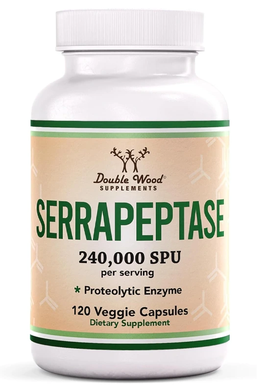 Serrapeptase 240,000 SPU - 120 Veggie Capsules Serrapeptase 240,000 SPU - 120 Veggie Capsules